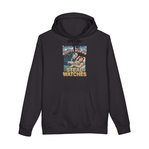 Transylvanian Lick — Funny Vampire Bootleg Hoodie — Black