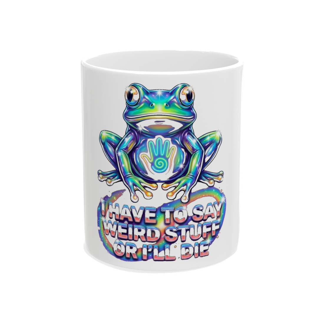 Unintelligible For My Own Safety — Funny Frog Mug