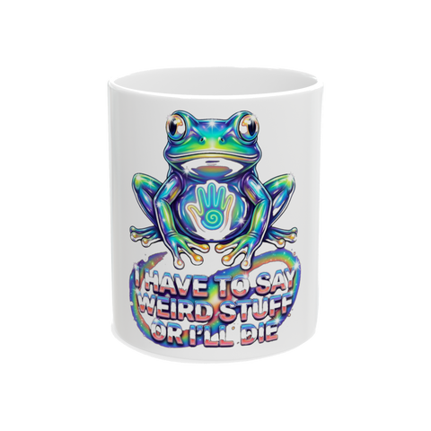 Unintelligible For My Own Safety — Funny Frog Mug