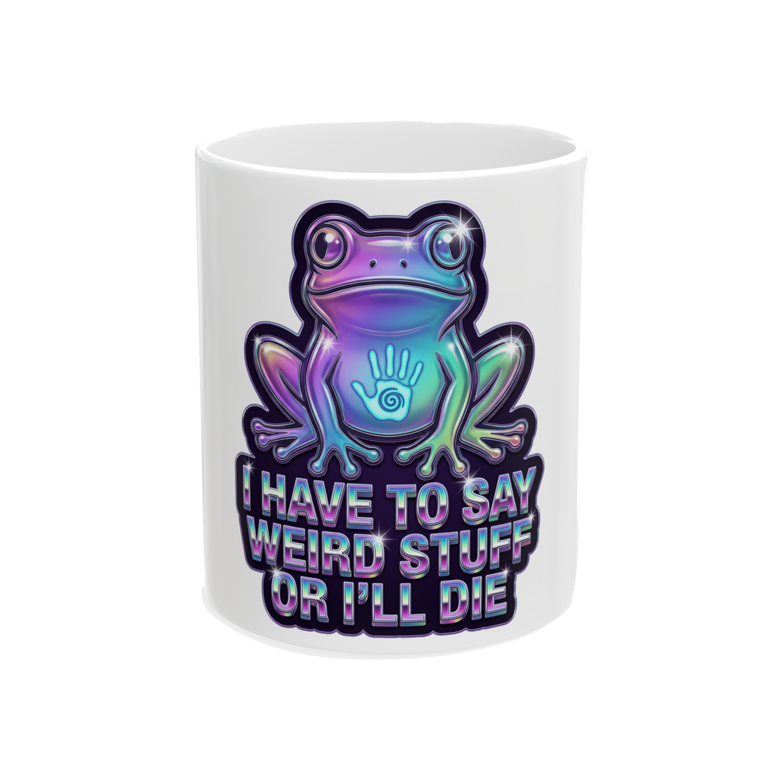 Unintelligible For My Own Safety — Funny Frog Mug