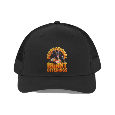 Weekend Burnt Offering — Funny BBQ Trucker Cap
