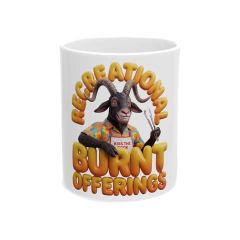 Weekend Burnt Offering — Funny BBQ Grilling Dad Mug