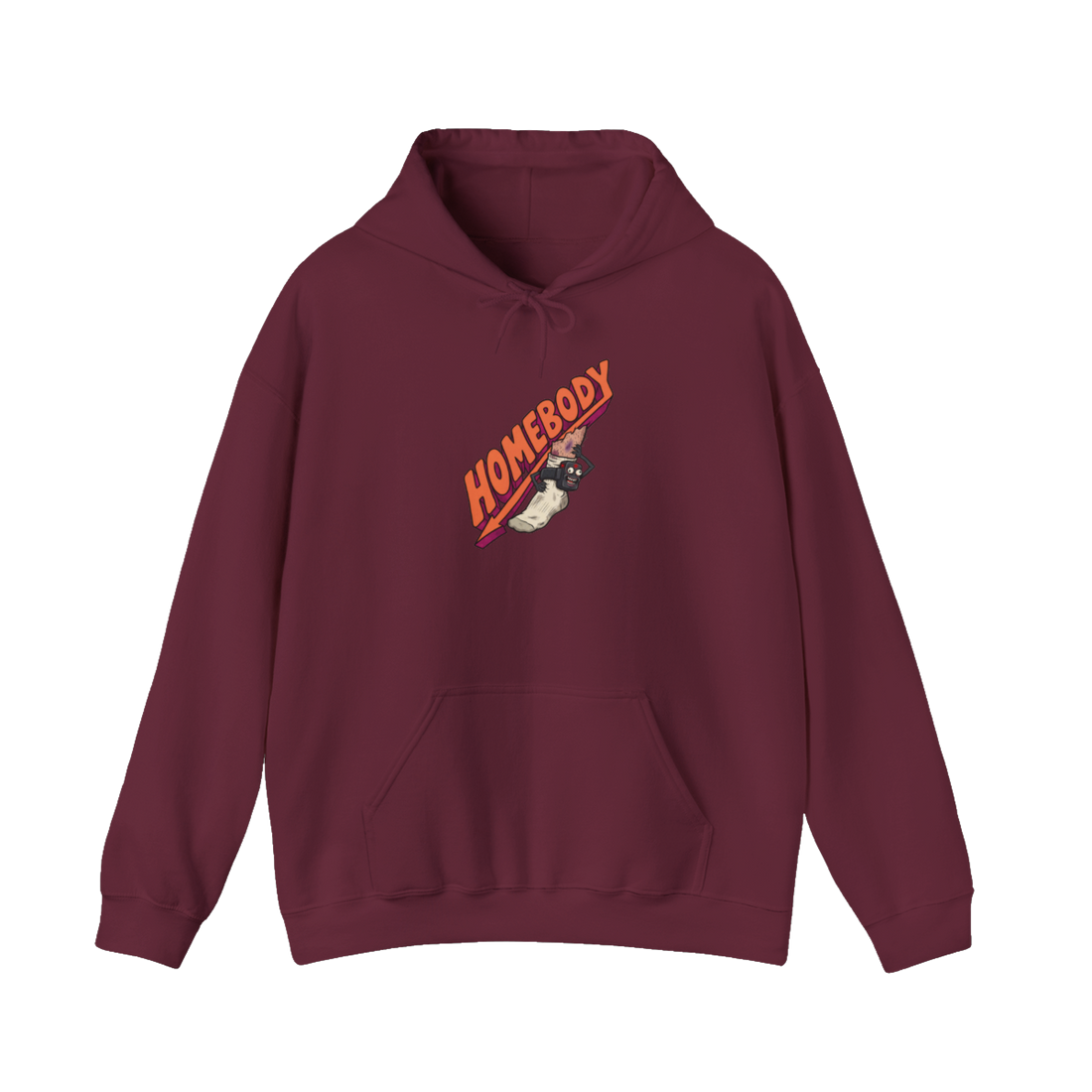 Court-Ordered Homebody — Hoodie — Maroon