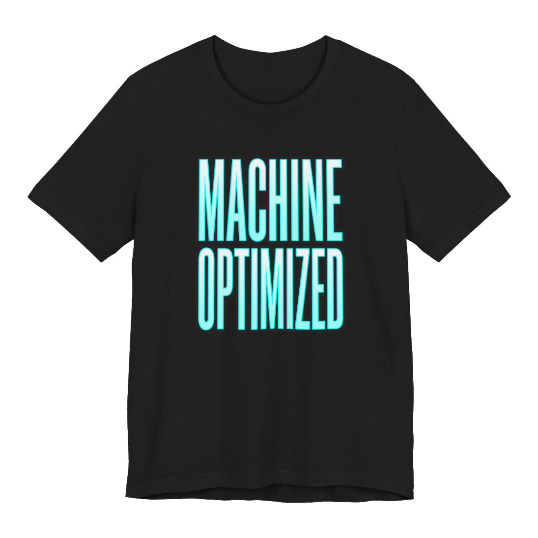 The Machine T-Shirt - Funny AI Tech Humor Graphic Tee — Black