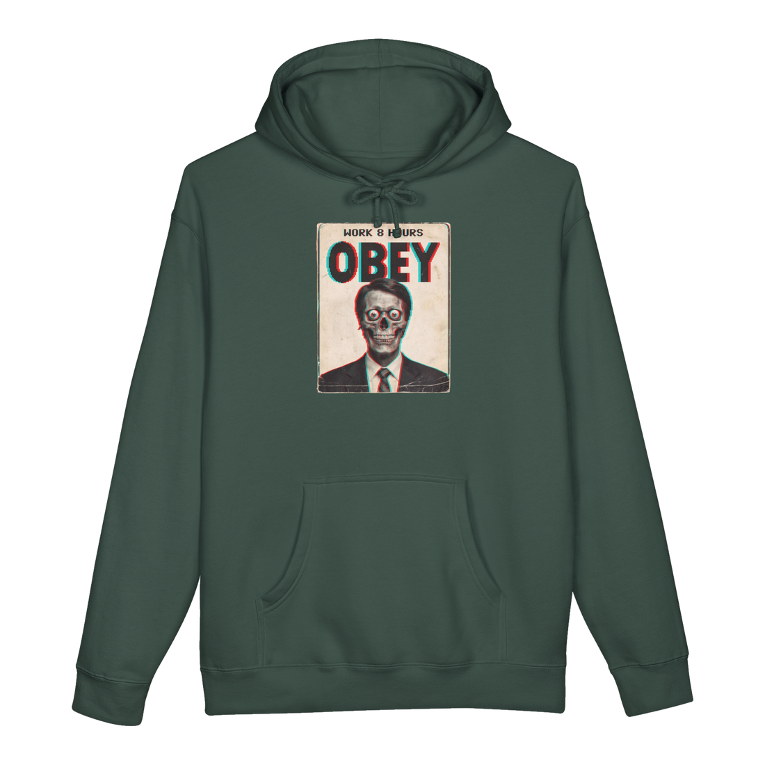 The Board Of Directors — Retro Sci-Fi Alien Hoodie — Alpine Green