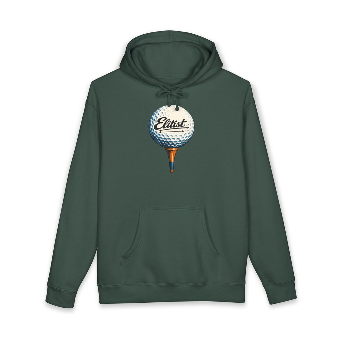 Elitist Pro Hoodie — Golf Ball Parody Titleist Country Club Eat