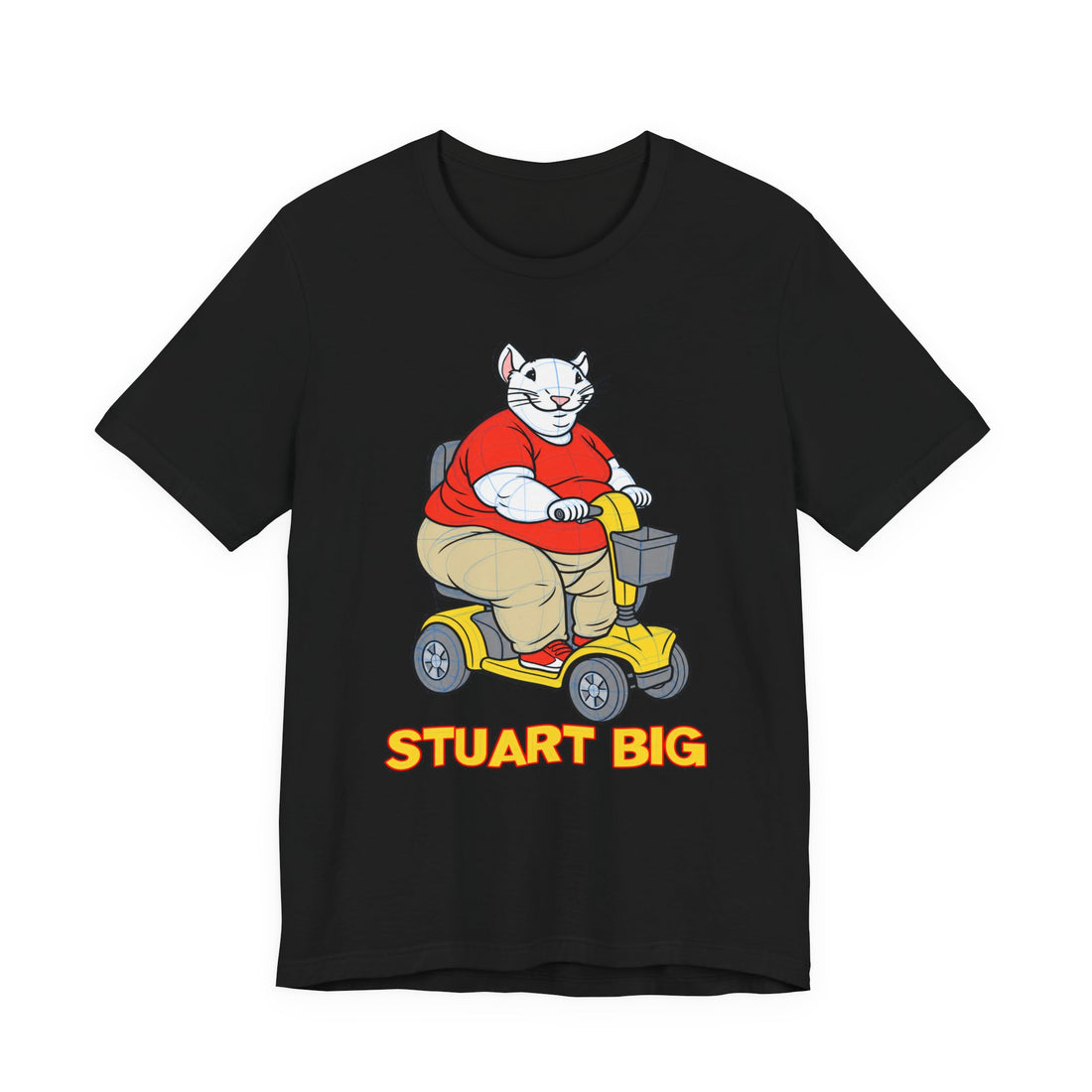 Stuart Big T-Shirt — Little Mobility Scooter Obese Mouse Parody Rascal