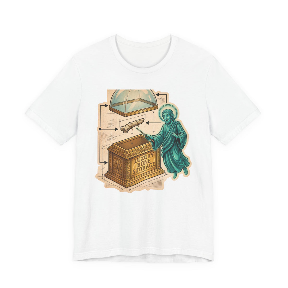 Premium Bone Vault Schematics — Tee