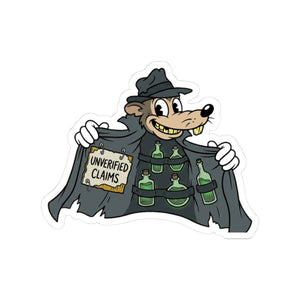 Premium Unverified Claims — Sticker