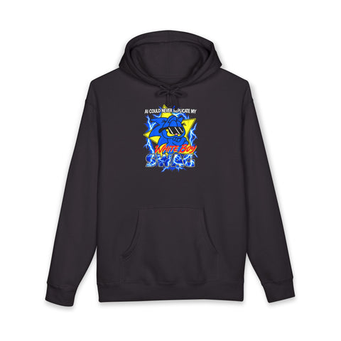 Unreplicable Swag Hoodie — Garfield Sonic the Hedgehog Meme Bootleg Ai