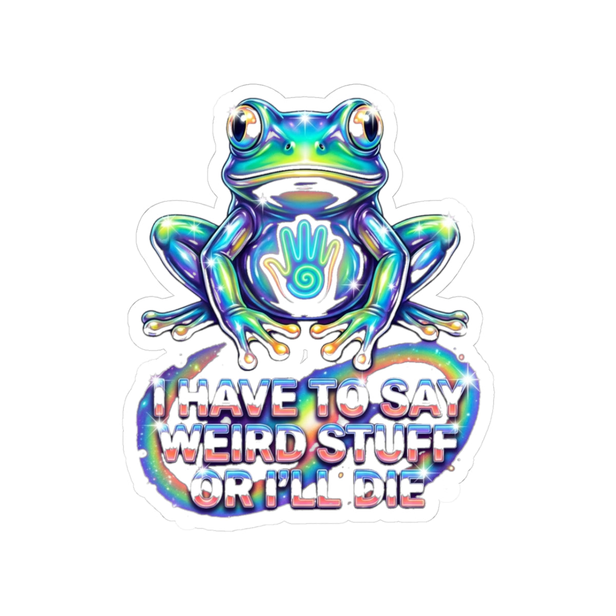 Unintelligible For My Own Safety — Sticker