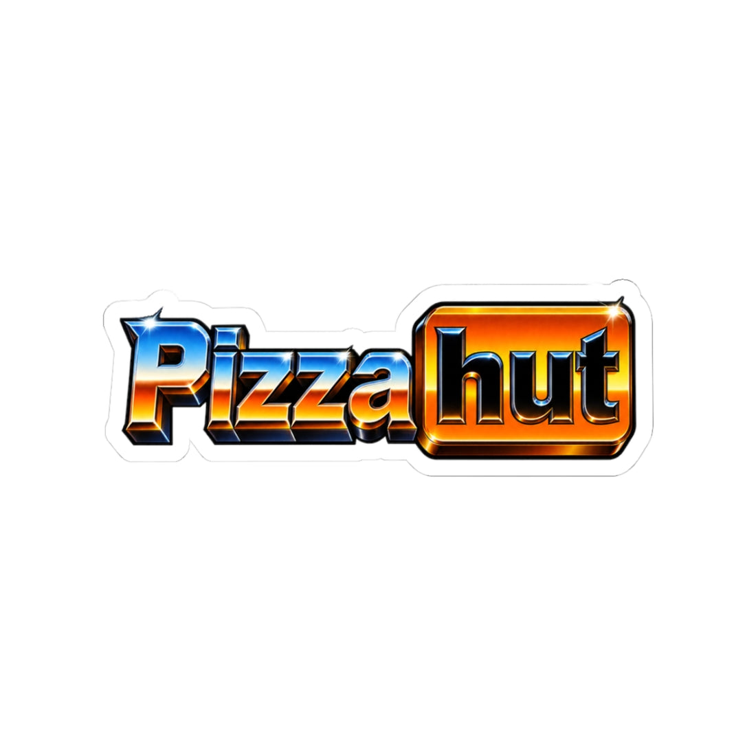 Stuffed Crust Sticker — Pizza Hut Brand Parody Fast Food Internet