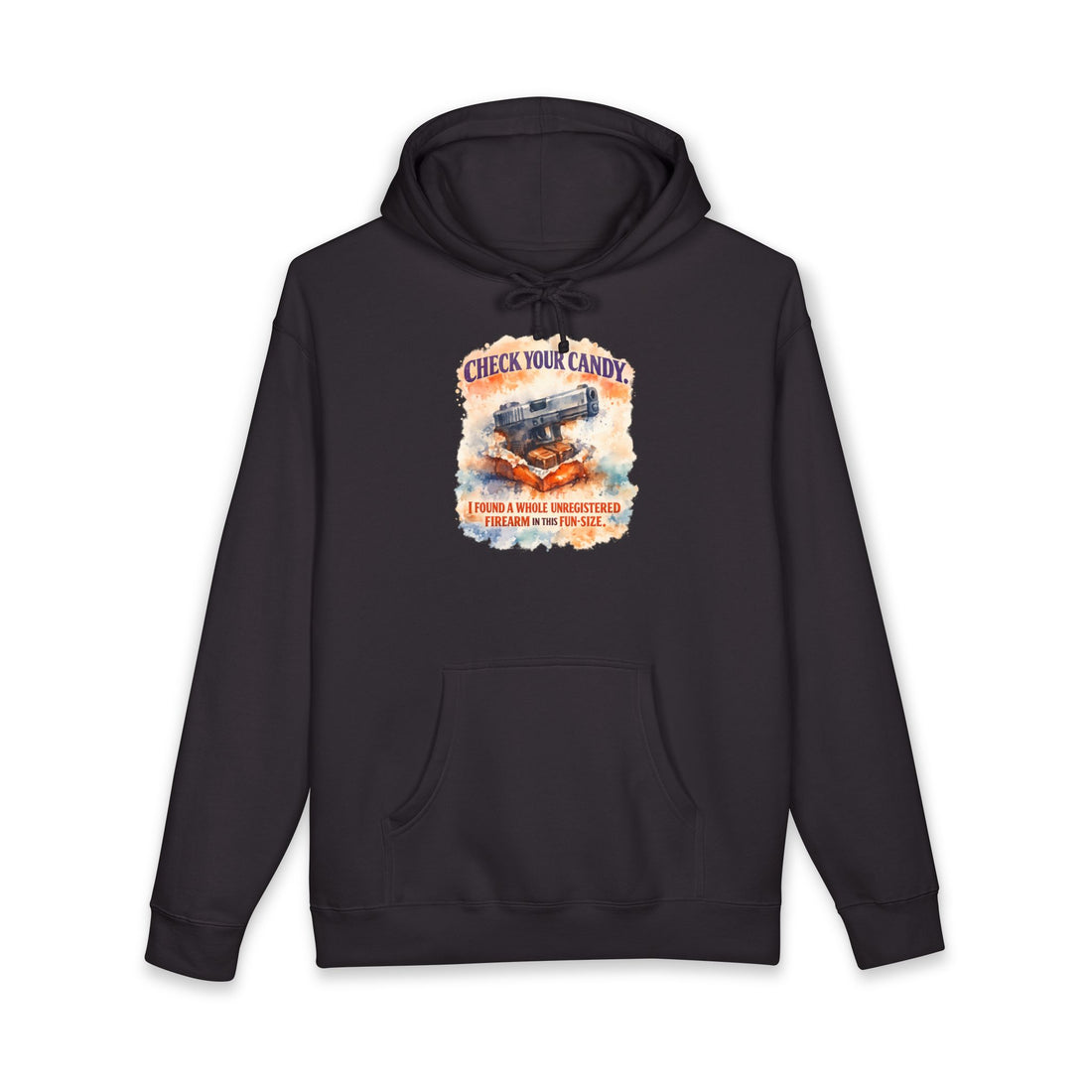 Check Their Candy Hoodie — Halloween Gun in Suburban Panic Facebook
