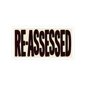 RE-ASSESSED — Sticker