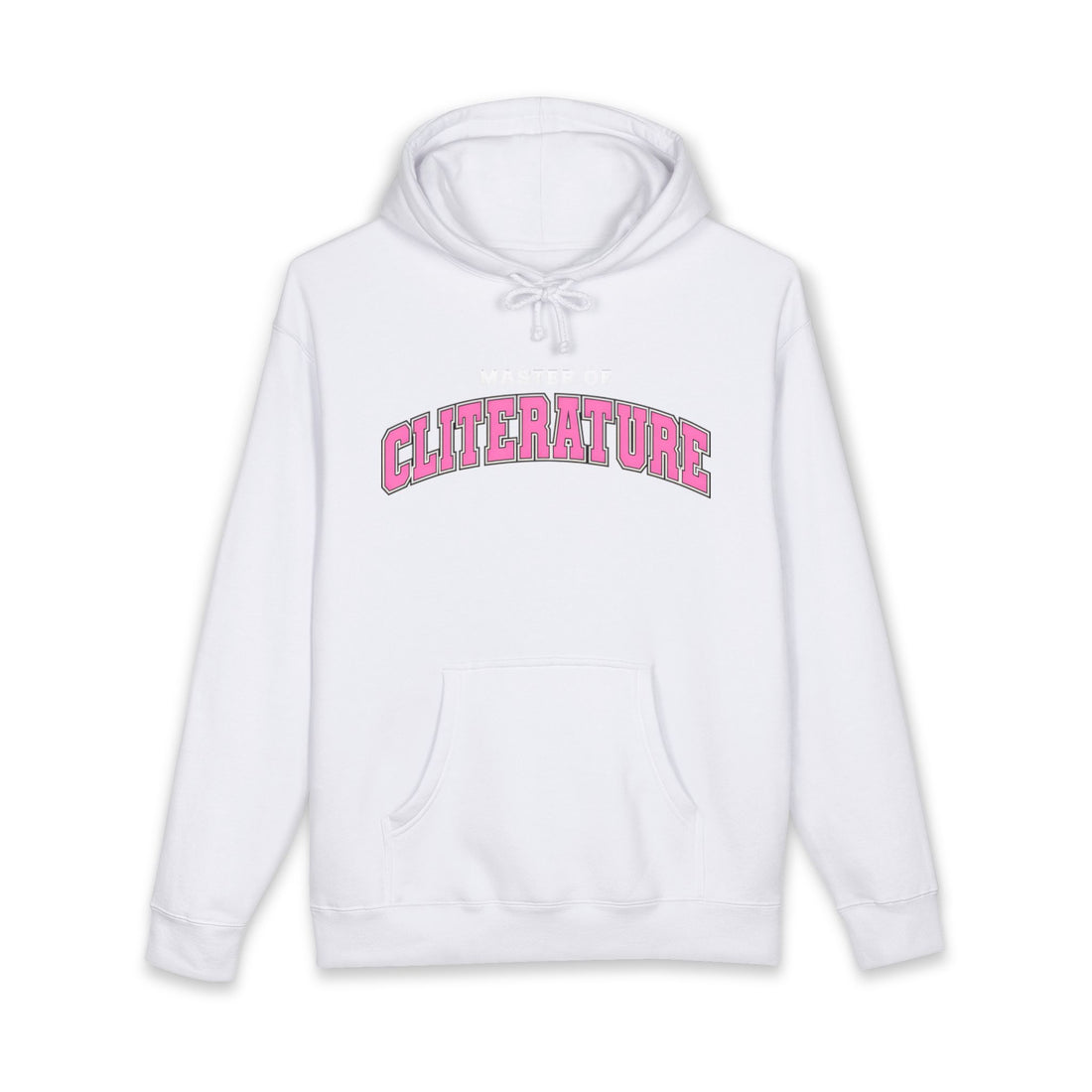 Master of Cliterature Hoodie — College Parody Sex Joke Dirty Pun Crude