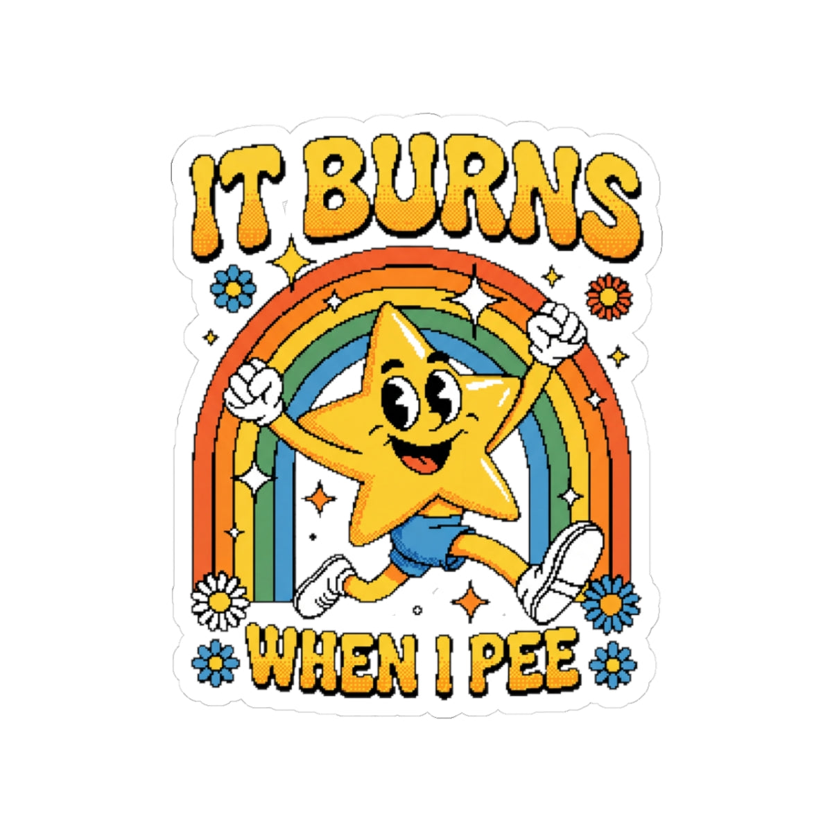 Excruciating Flank Pain — Sticker