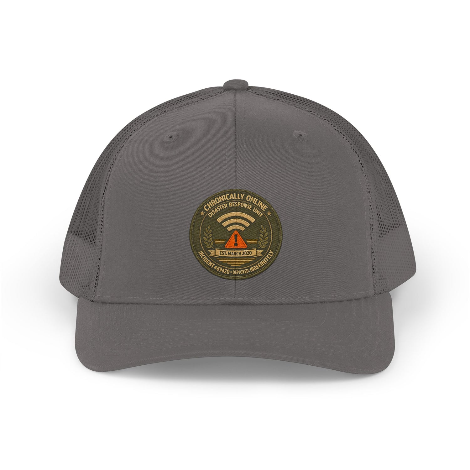 CHRONICALLY ONLINE DISASTER RESPONSE VOLUNTEER CAP — INCIDENT 
