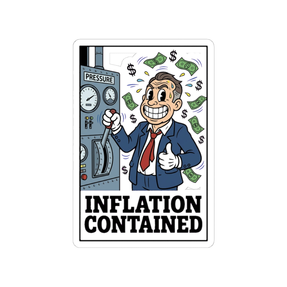Inflation Contained — Sticker