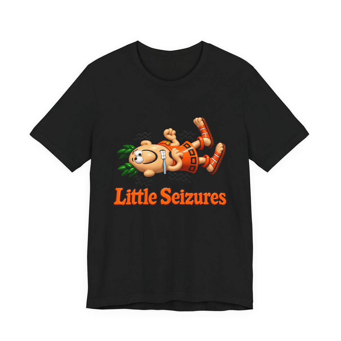 Little Seizures T-Shirt — Caesars Dark Humor Brand Parody Pizza Pun