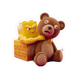 Active Choking Hazard — Sticker