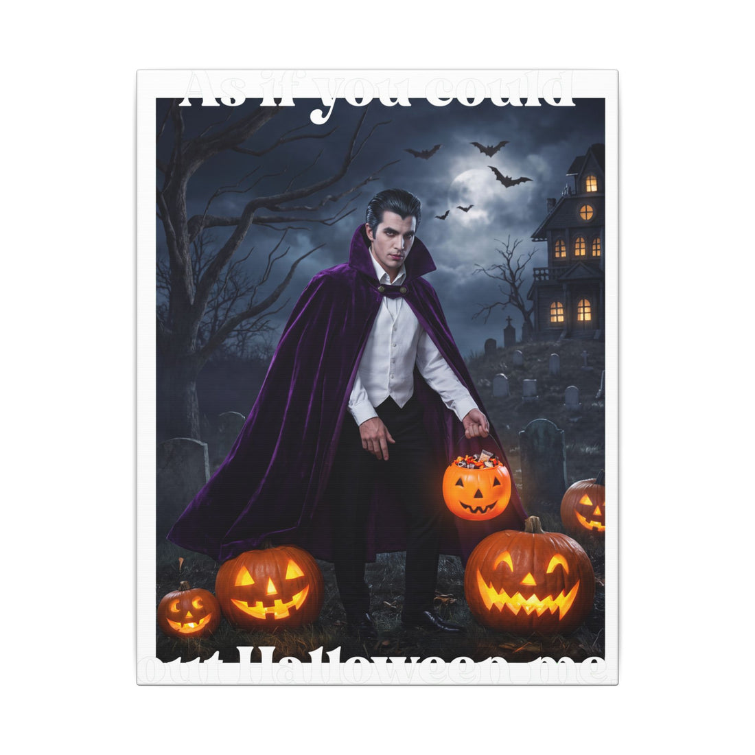 Spooky Season Apex Predator — Canvas