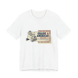 Grade A American Tee — Funny Ironic Mascot Shirt