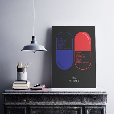 Matrix Red & Blue Pill Poster