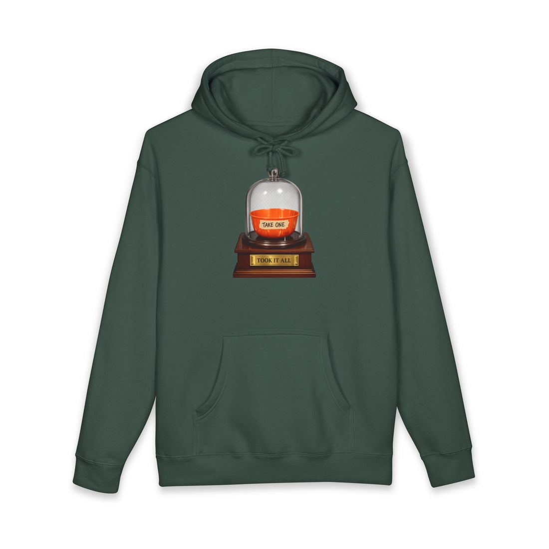 The Took It All Exhibit Hoodie — Halloween Take One Bowl Museum Candy