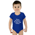 Please Be Patient, My Mom Took Tylenawl — Funny Baby Onesie — view 2