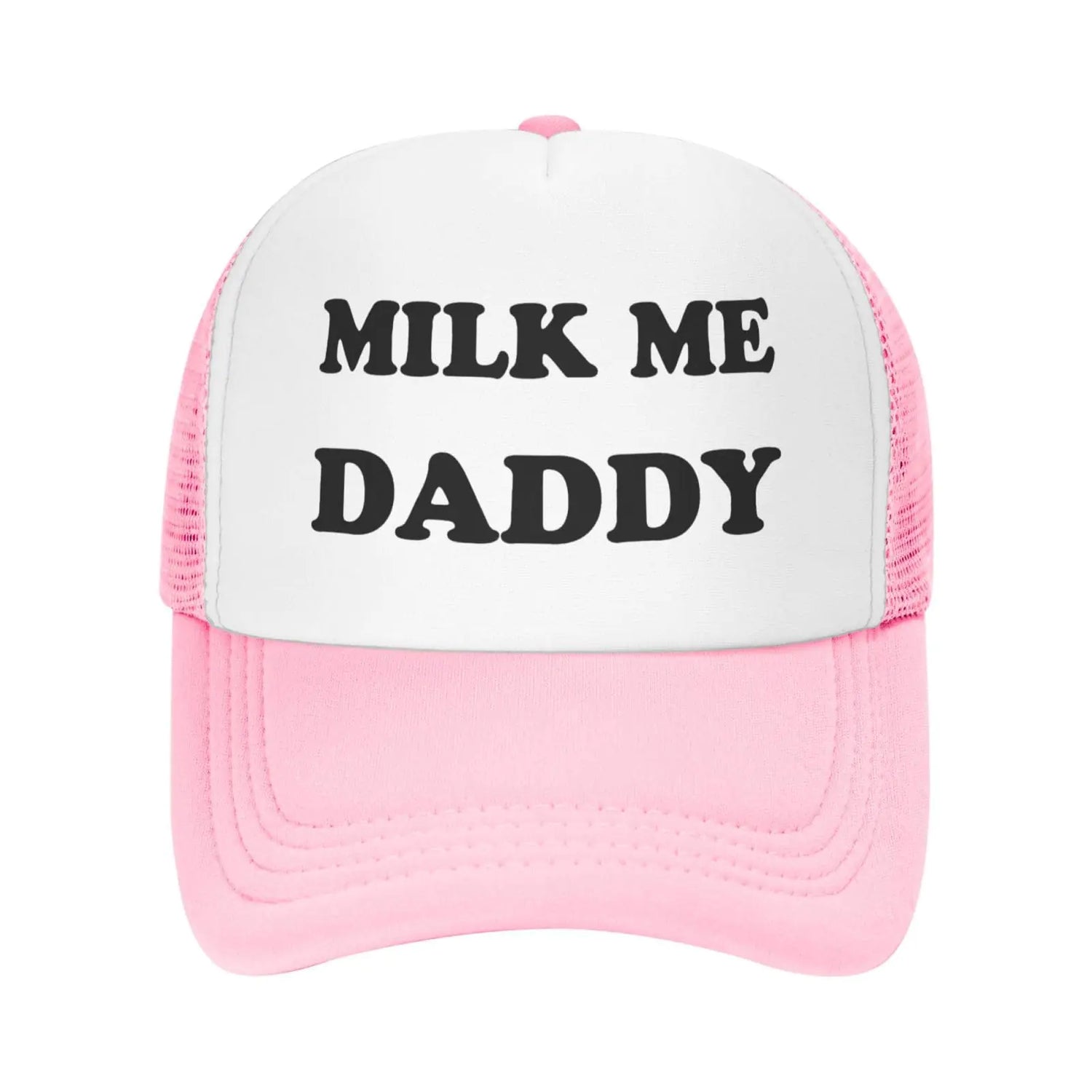 Milk Me Daddy – Pink Trucker Hat (Emotional Support Accessory)