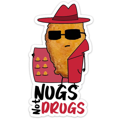 Nugs Not Drugs Stickers (3-Pack)
