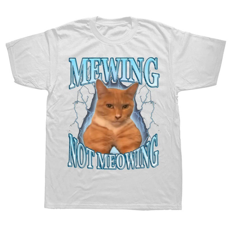 Mewing Not Meowing Tee