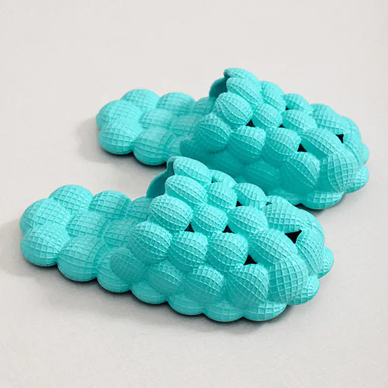 Cloud Cluster Bubble Slides – Funny Charm Slippers for People Who’ve Given Up on Real Shoes