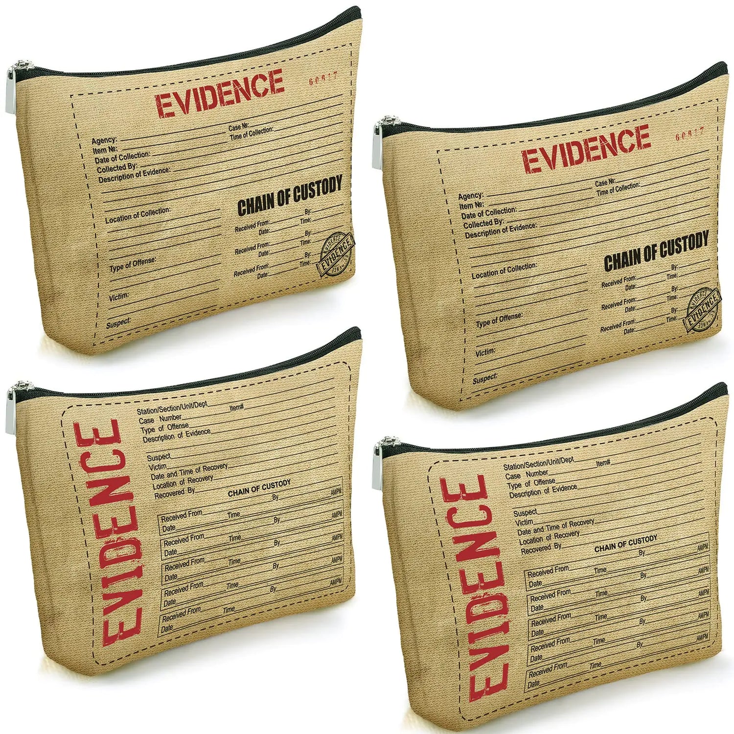 Chain of Custody Evidence Bags (4 Pack)