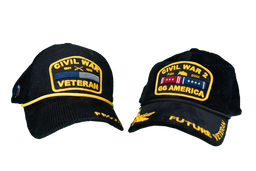 Two Wars, Zero Service – Civil War I & II Hat Bundle