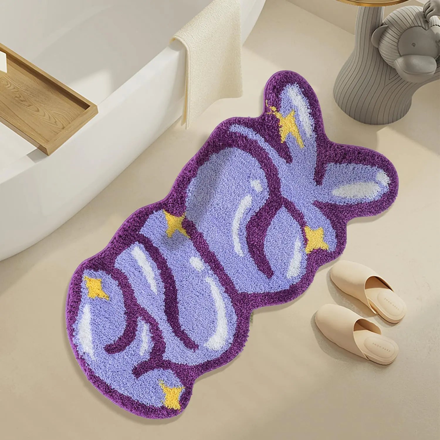 “Fuck” Bath Mat – Lavender Curse Edition