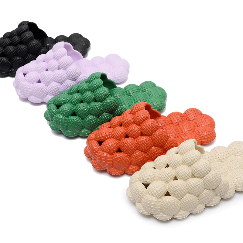 Cloud Cluster Bubble Slides – Funny Charm Slippers for People Who’ve Given Up on Real Shoes