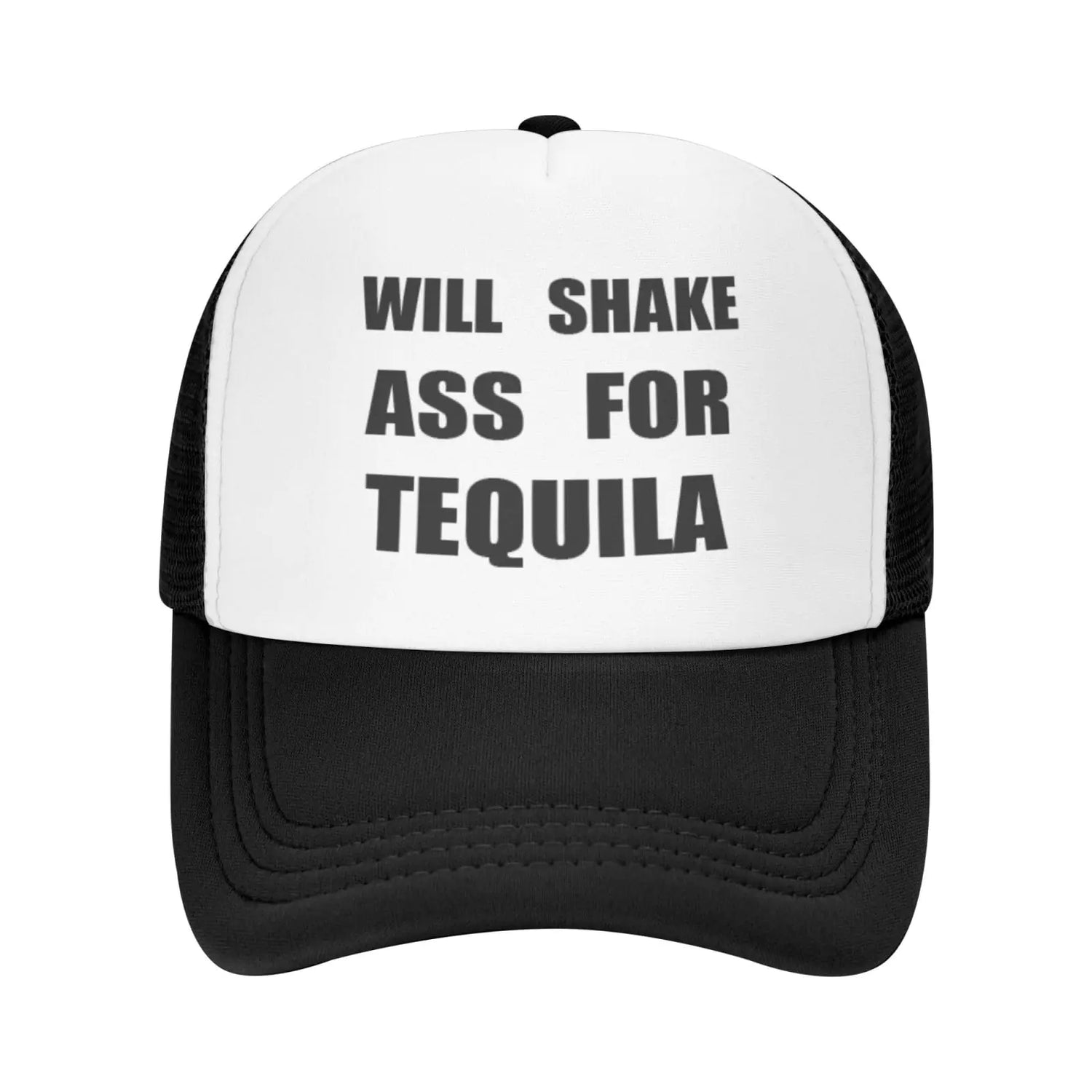 Funny Trucker Hats-Lightweight and Breathable Polyester Mesh Baseball Cap Adjustable Fit Fishing Black Hat