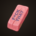 Silent Reading Flesh Wedge — Sticker — view 7