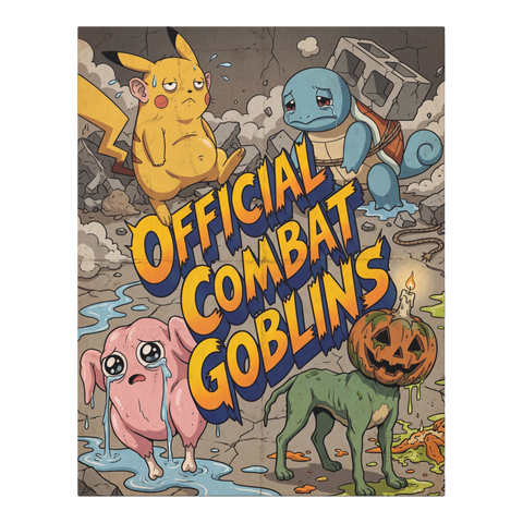 100% Genuine Battle Freaks — Bootleg Monster Wall Art — 0.75''