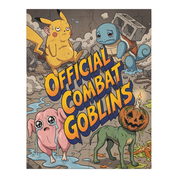 100% Genuine Battle Freaks — Bootleg Monster Wall Art — 0.75''