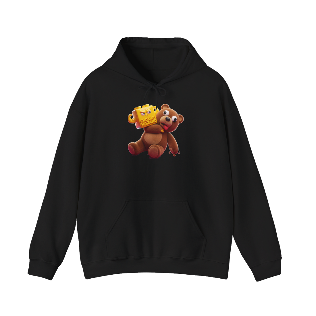Active Choking Hazard Funny Warning Label Hoodie