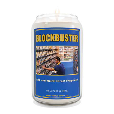 Blockbuster BO And Weird Carpet Candle — Funny Blockbuster Video — Comfort Spice