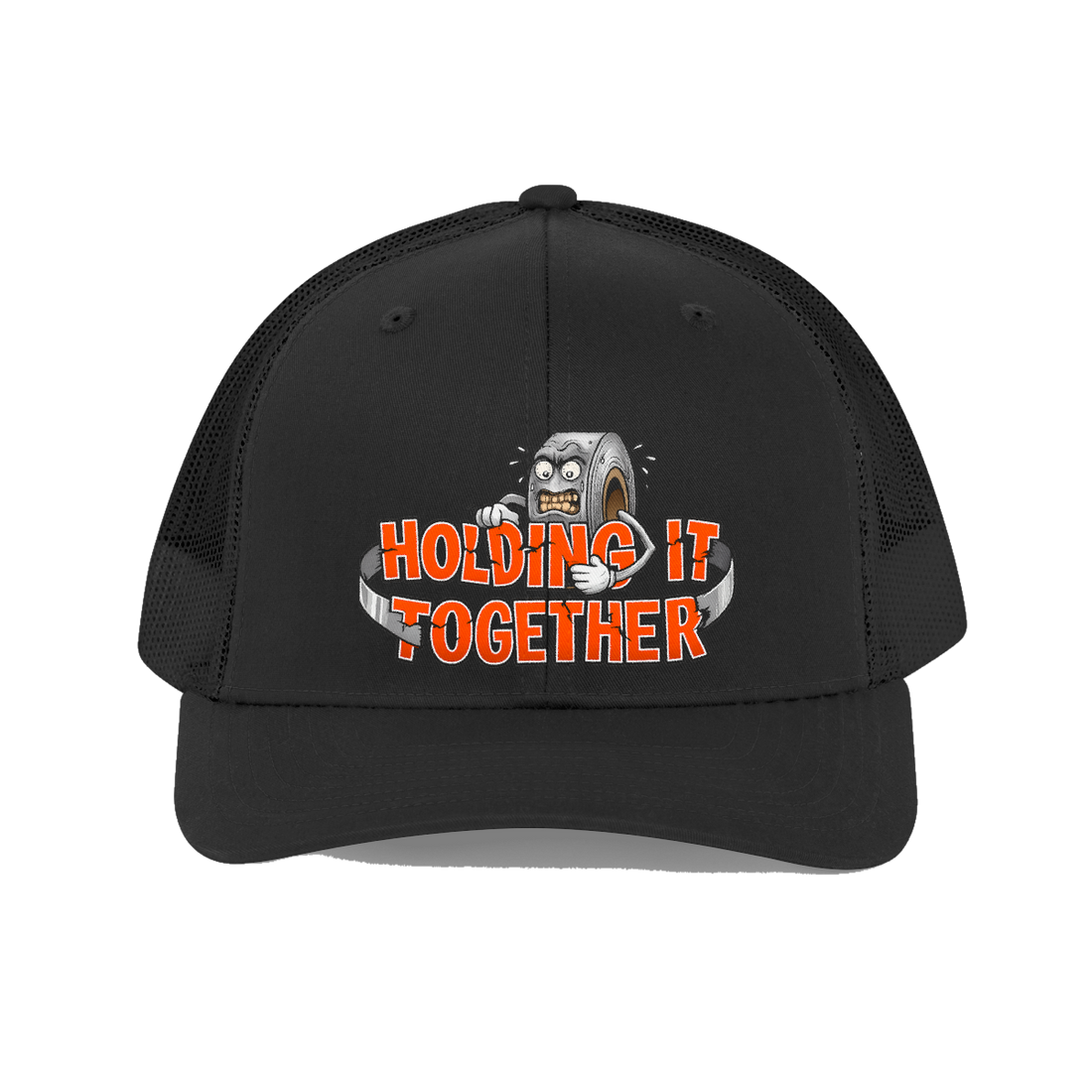 Barely Holding It Together Cap — Funny Anxious Dad Hat