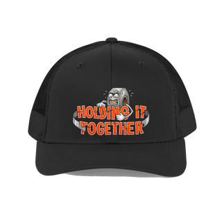 Barely Holding It Together Cap — Funny Anxious Dad Hat