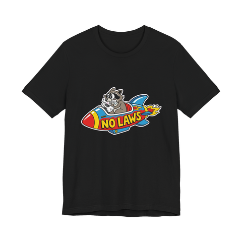 Become Ungovernable Raccoon Tee — Funny Feral Trash Panda Shirt — Black