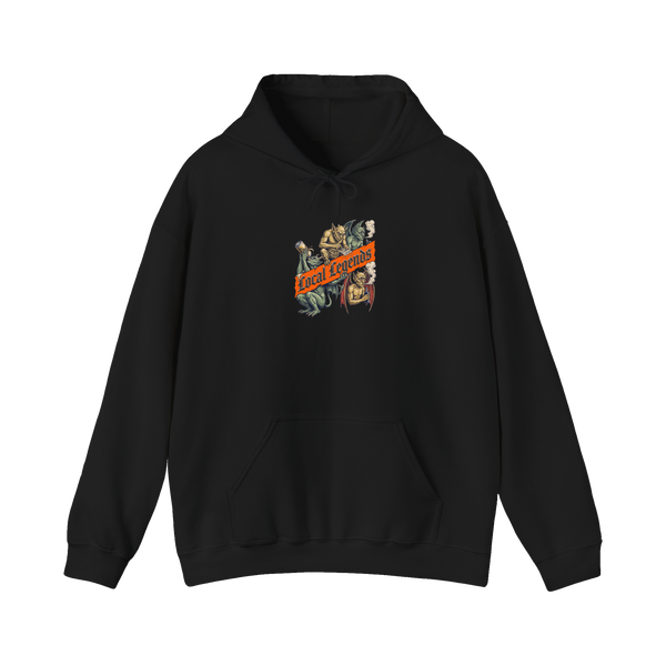 Bestiary of 3 AM Degeneracy — Funny Gargoyle Hoodie — Black