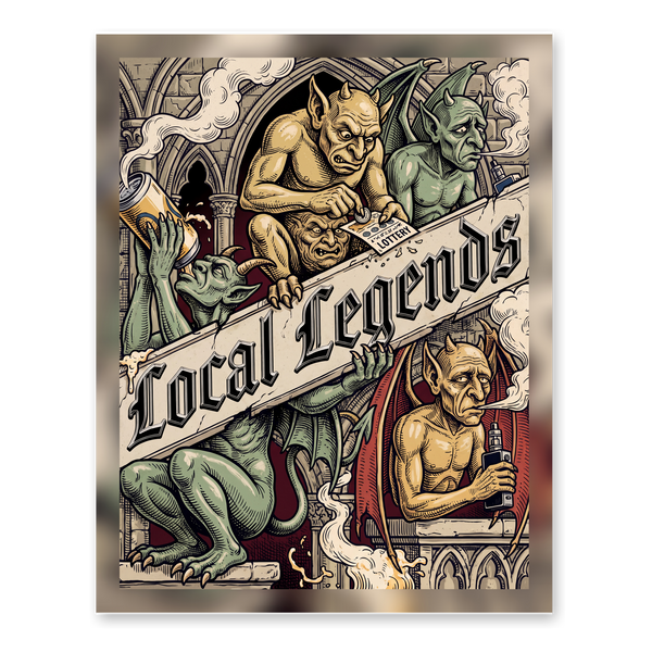 Bestiary of 3 AM Degeneracy — Funny Medieval Art Poster
