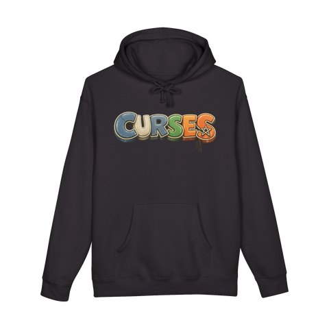 Cheerful Curses Hoodie — Funny Occult Witchy Sweatshirt — Black
