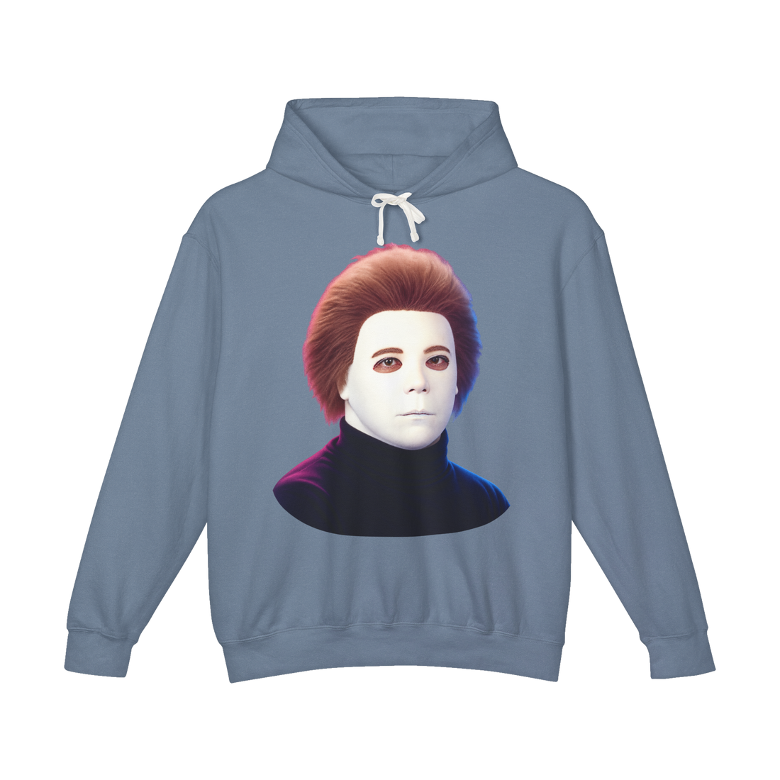 Billionaire Boogeyman Hoodie — Funny Elon Musk Michael Myers — Blue Jean